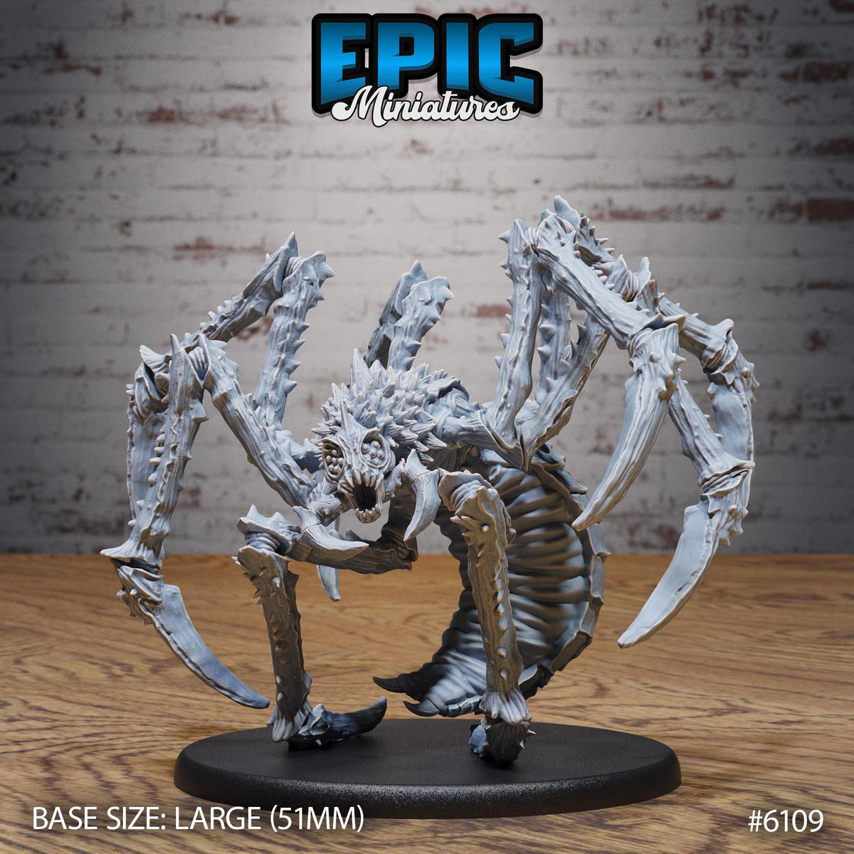 Bebilith Spider Option #6109 front DND miniature Demons of Torment 16k resin