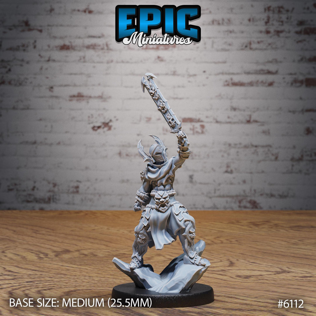 Oath Breaker Option #6112 front DND miniature Demons of Torment 16k resin