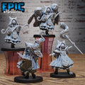 Catfolk Warlock Set of 4 DND miniatures group photo Demons of Torment