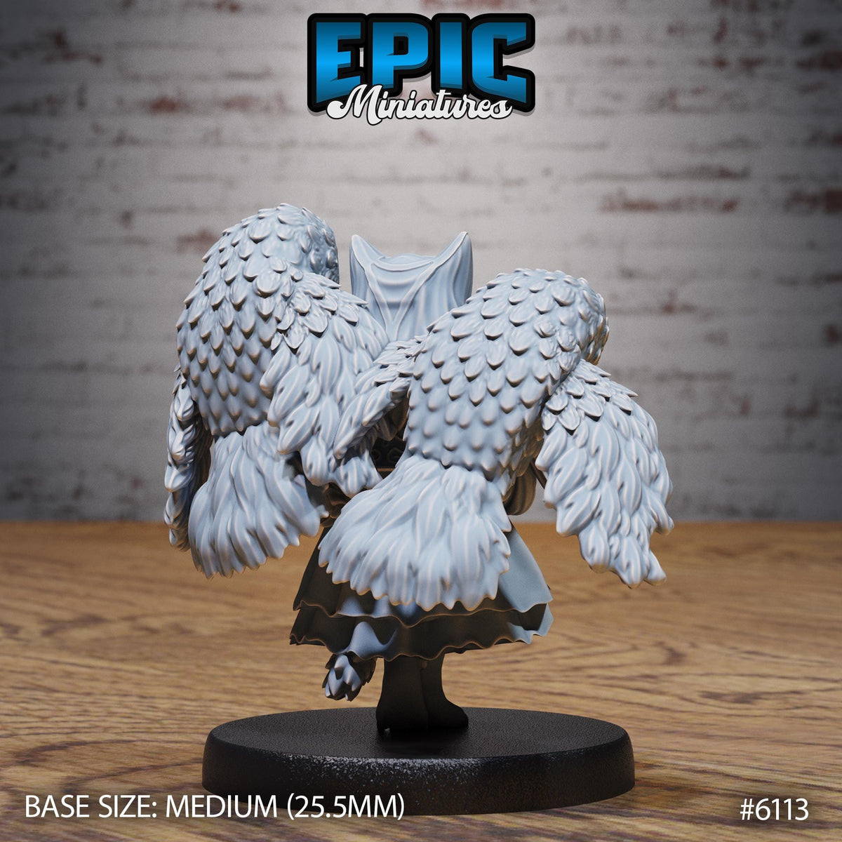 Catfolk Warlock Option #6113 (2) back DND miniature Demons of Torment 16k resin
