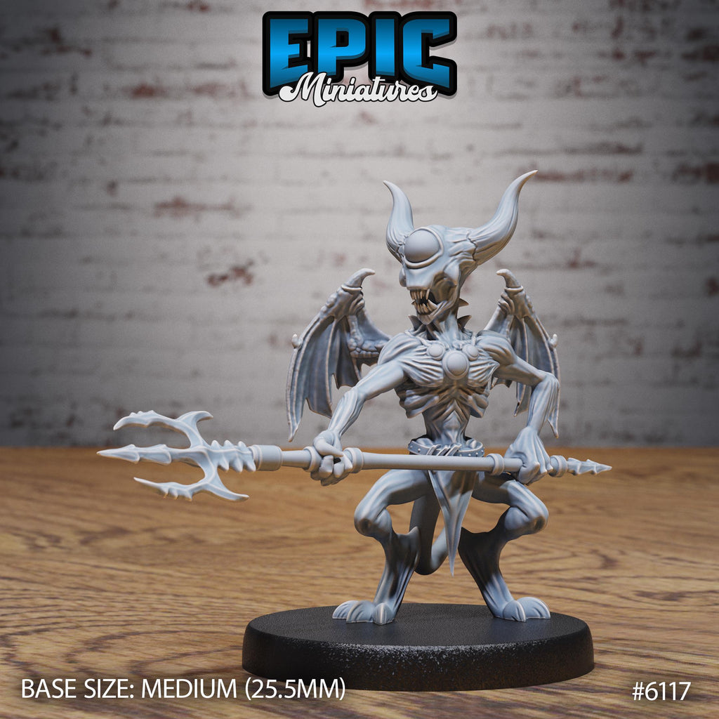 Pyro Demon Option #6117 front DND miniature Demons of Torment 16k resin