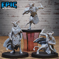 Tiefling Assassin Set of 3 DND miniatures group photo Demons of Torment