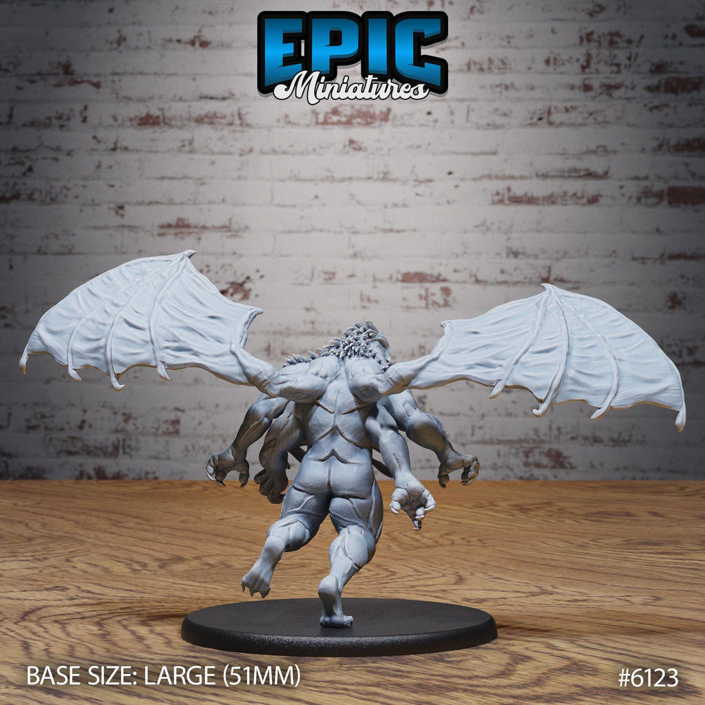 Klurichir Demon Option #6123 back DND miniature Demons of Torment 16k resin