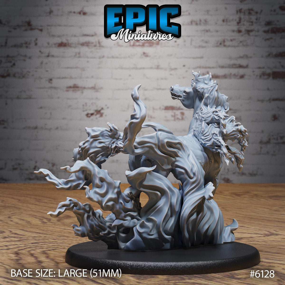 Abyss Nightmare Option 4 35mm scale front DND miniature Demons of Torment 16k resin