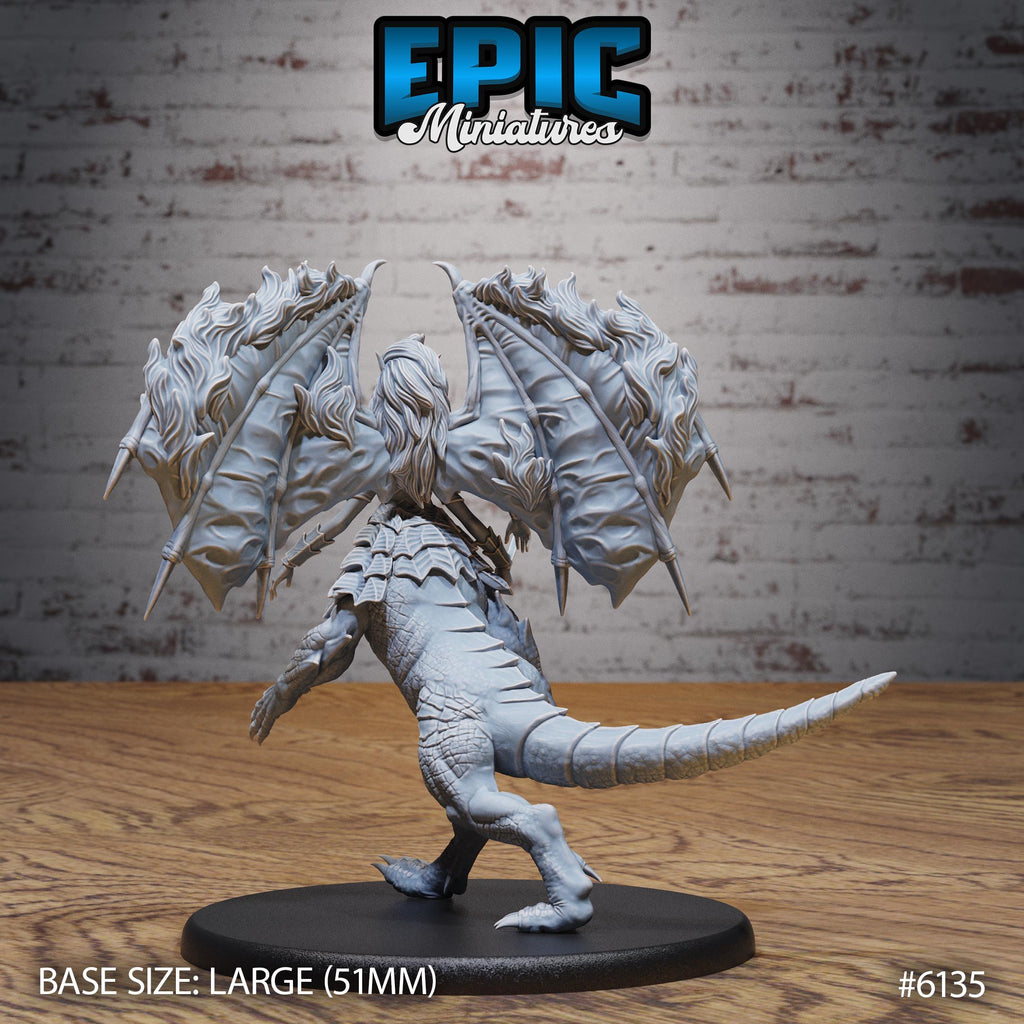 Ymeri Inferno Queen Option #6135 back DND miniature Demons of Torment 16k resin