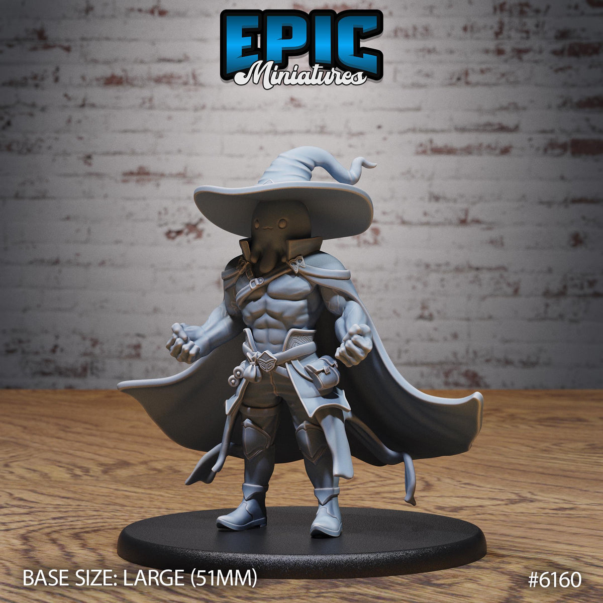 Slime Adventurer Option #6160 front DND miniature Swamp Adventure 16k resin