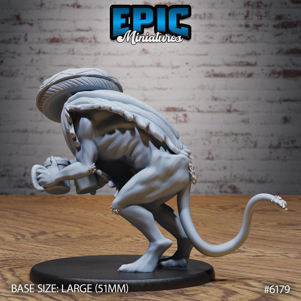 Chupacabra Option #6179 back DND miniature Swamp Adventure 16k resin