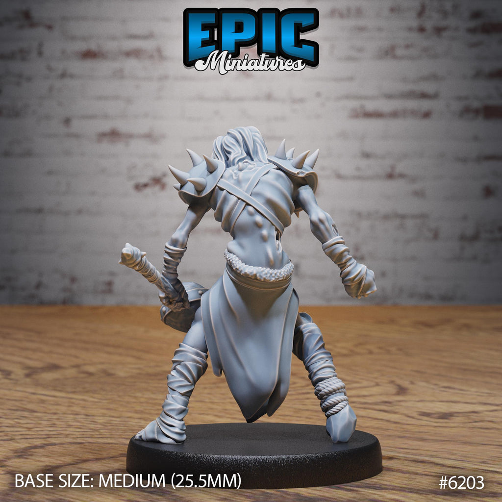 Summoned Undead Option #6203 back DND miniature Undead Souls 16k resin