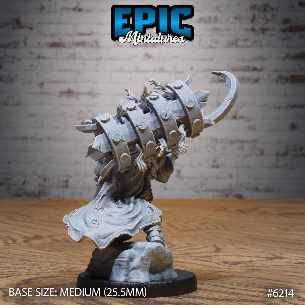 Soul Collector Option #6214 back DND miniature Undead Souls 16k resin