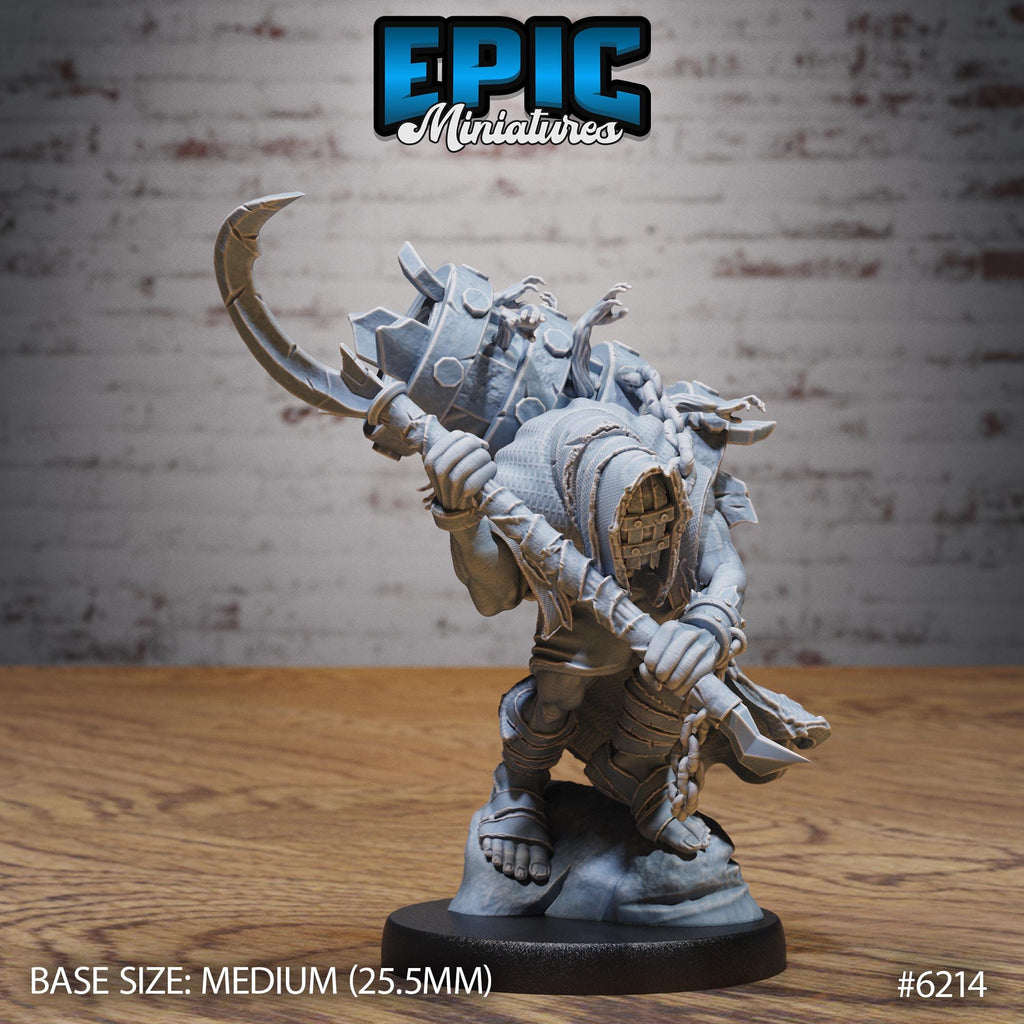 Soul Collector Option #6214 front DND miniature Undead Souls 16k resin