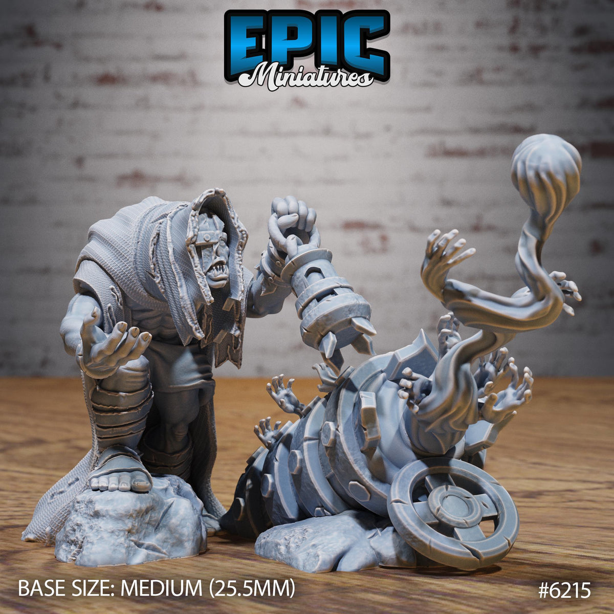 Soul Collector Option #6215 front DND miniature Undead Souls 16k resin