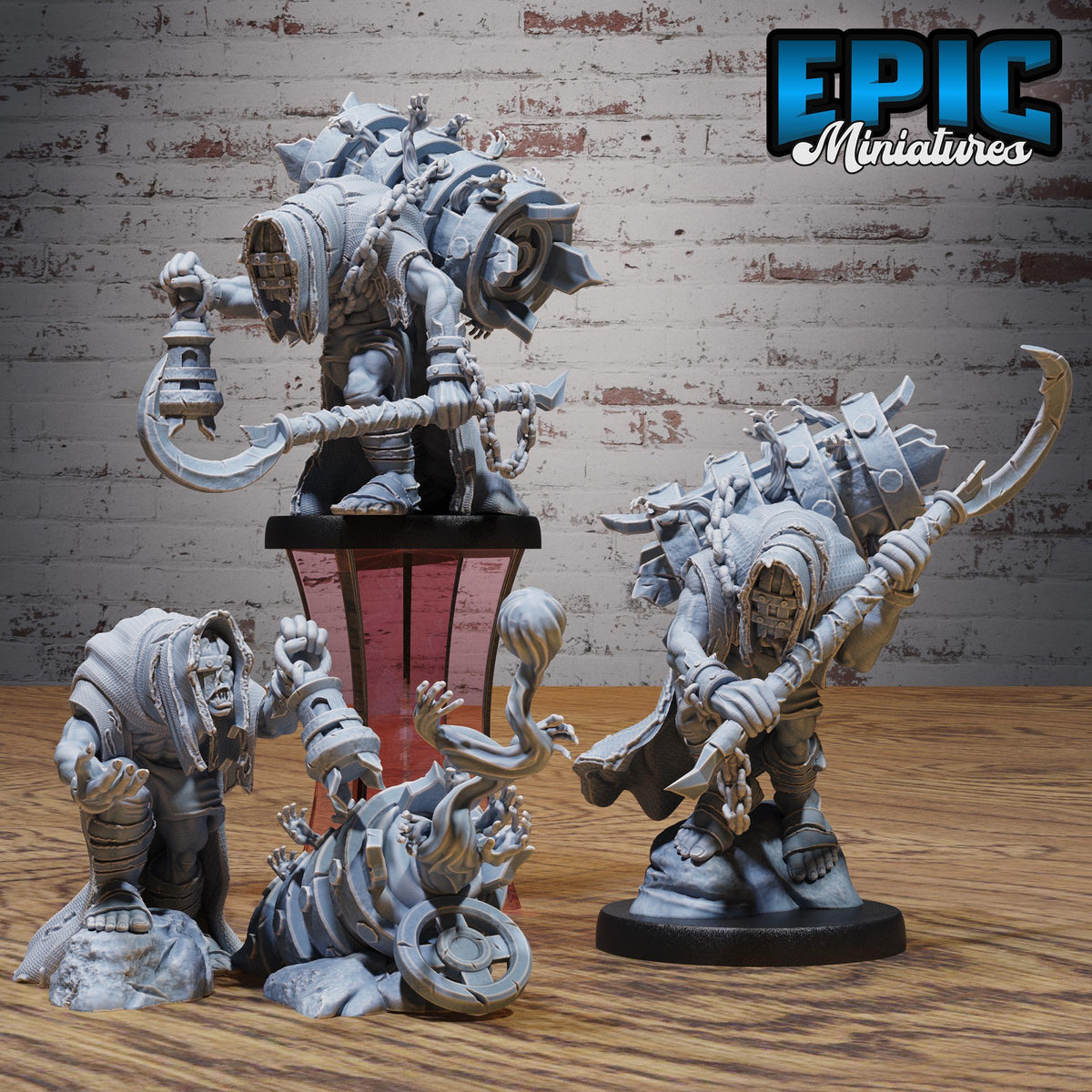 Soul Collector Set of 3 DND miniatures group photo Undead Souls