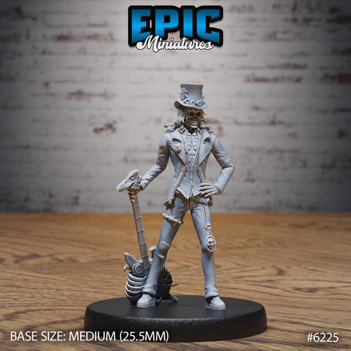 Bone Rocker Option #6225 front DND miniature Undead Souls 16k resin
