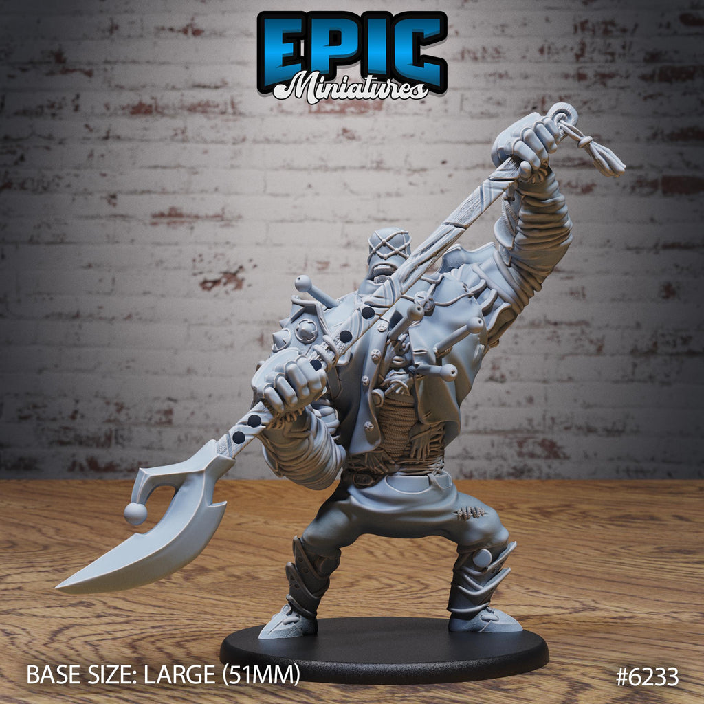 Stitch Golem Option #6233 front DND miniature Undead Souls 16k resin