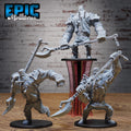 Stitch Golem Set of 3 DND miniatures group photo Undead Souls