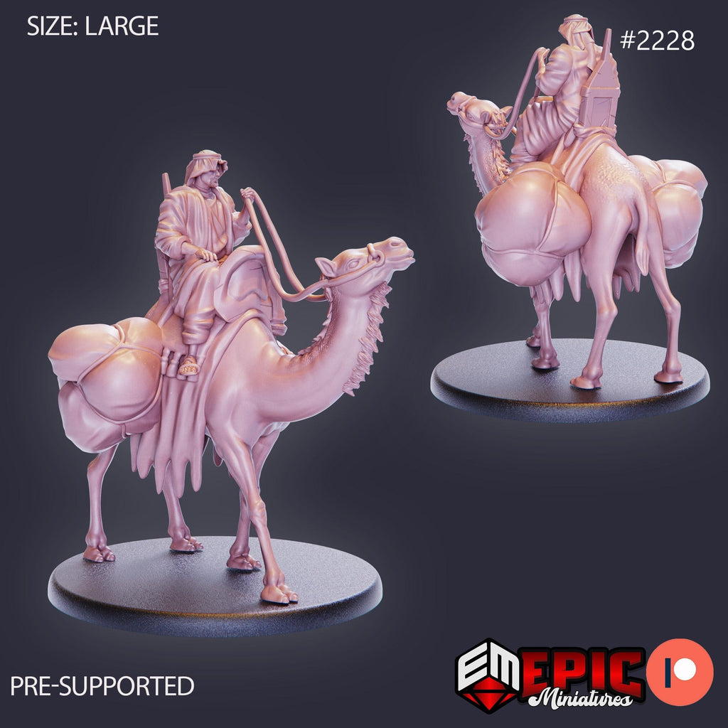 Camel Option #2228 front DND miniature Oriental Dunes 16k resin
