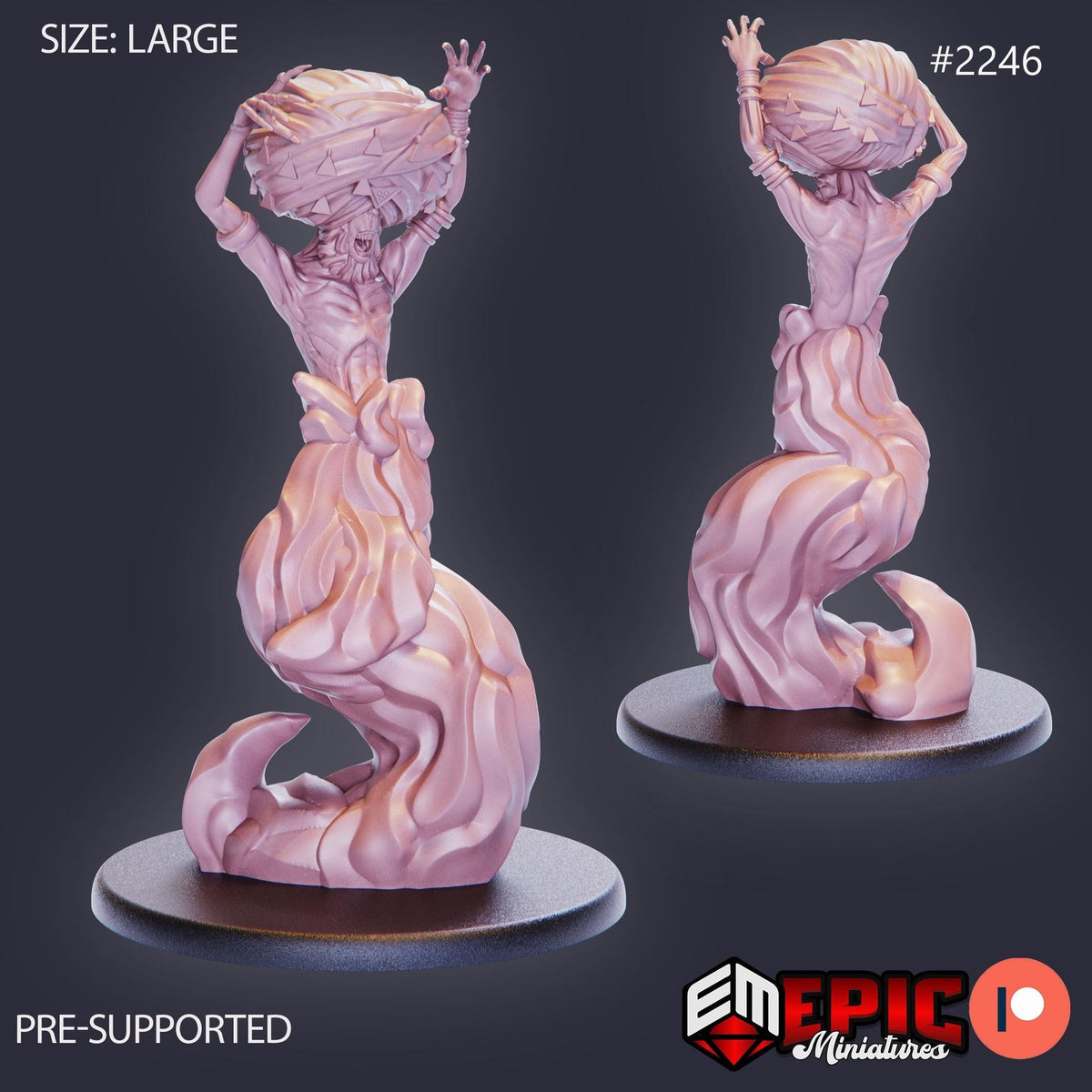 Janni Option #2246 front DND miniature Oriental Dunes 16k resin