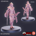 Orient Assassin Option #2263 front DND miniature Oriental Dunes 16k resin
