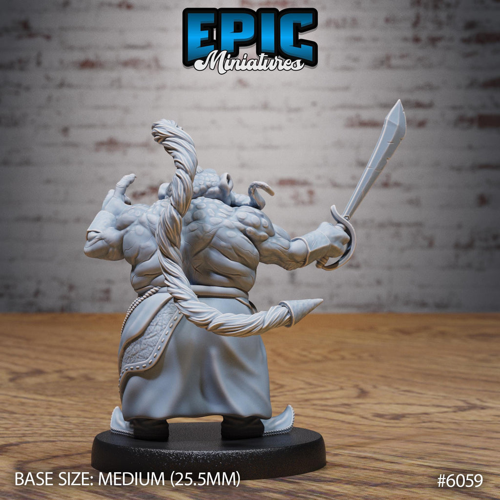 Octo Folk Pirate Option #6059 back DND miniature Corsair Waters 16k resin
