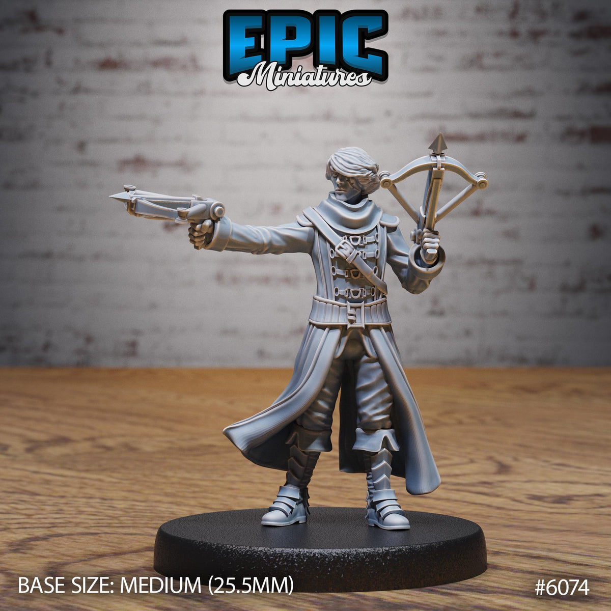Sea Adventurer Option #6074 front DND miniature Corsair Waters 16k resin
