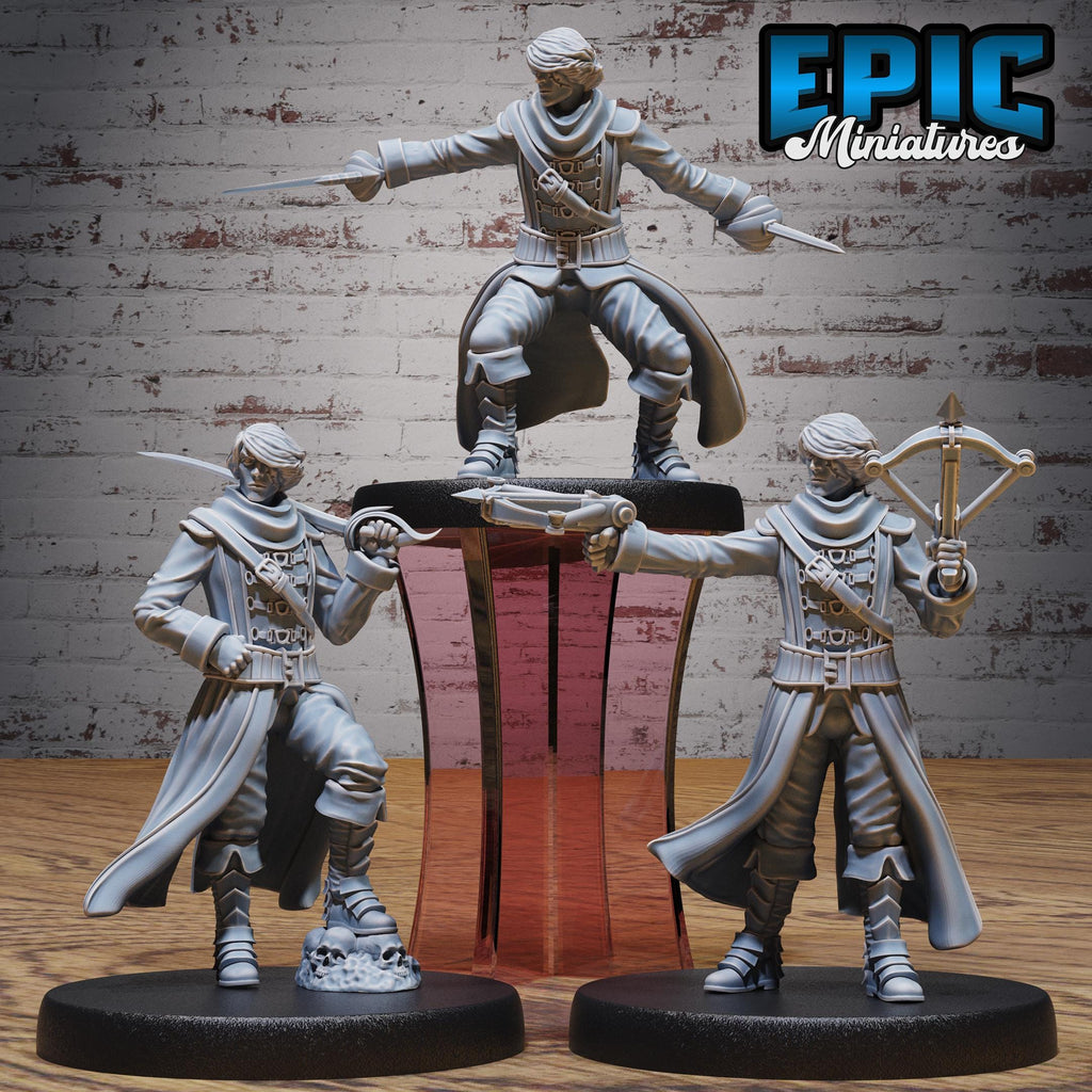 Sea Adventurer Set of 3 DND miniatures group photo Corsair Waters