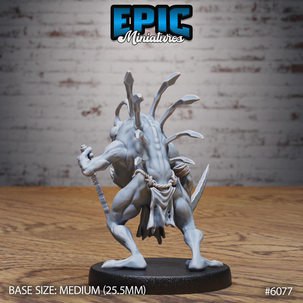 Angler Fish Savage Option #6077 back DND miniature Corsair Waters 16k resin