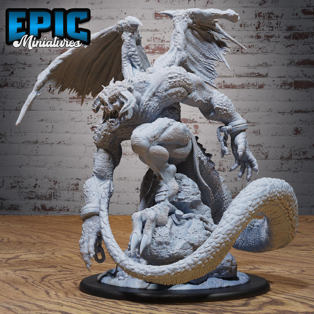 Pit Archdemon DND miniatures group photo Demons of Torment
