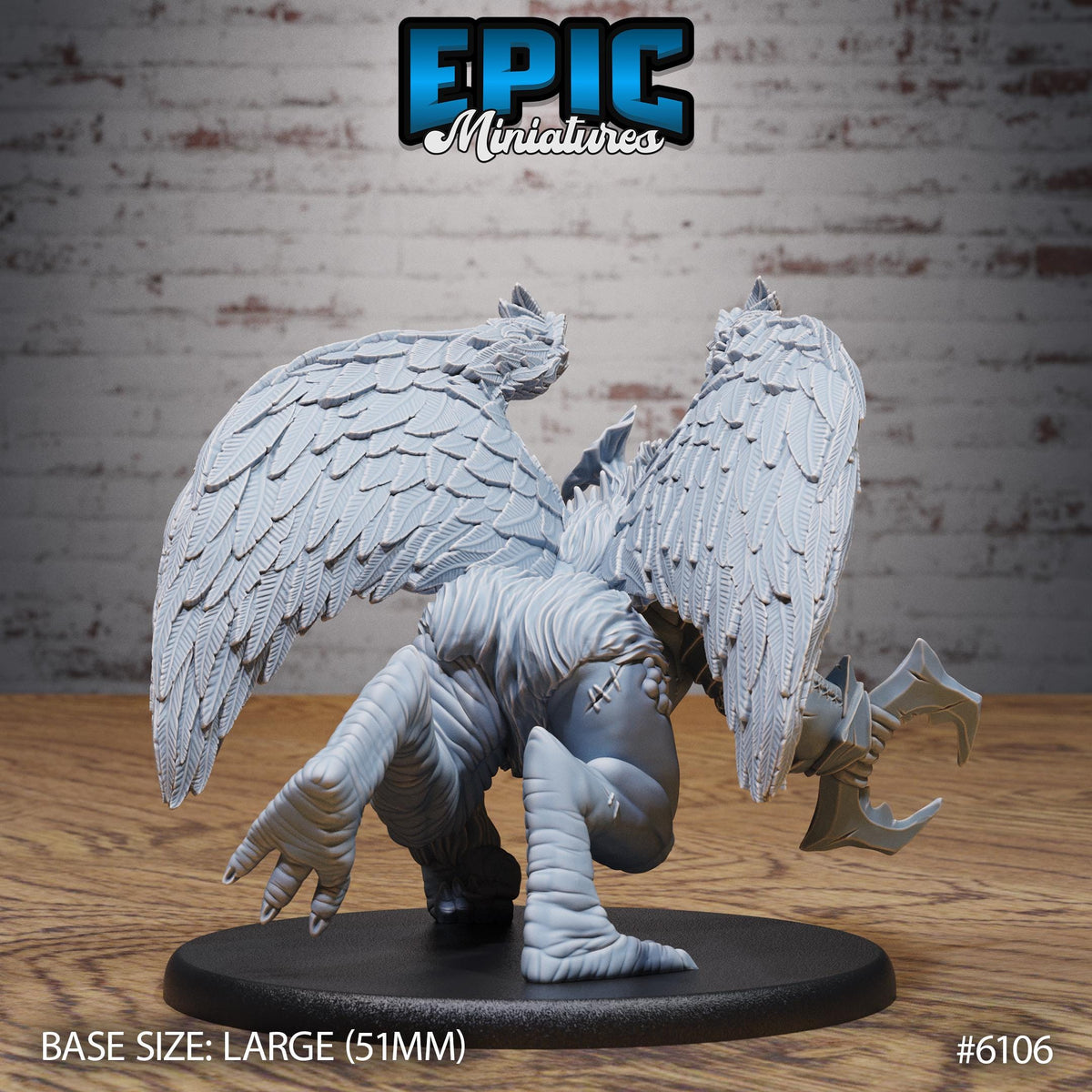 Demonflesh Golem Option #6106 back DND miniature Demons of Torment 16k resin