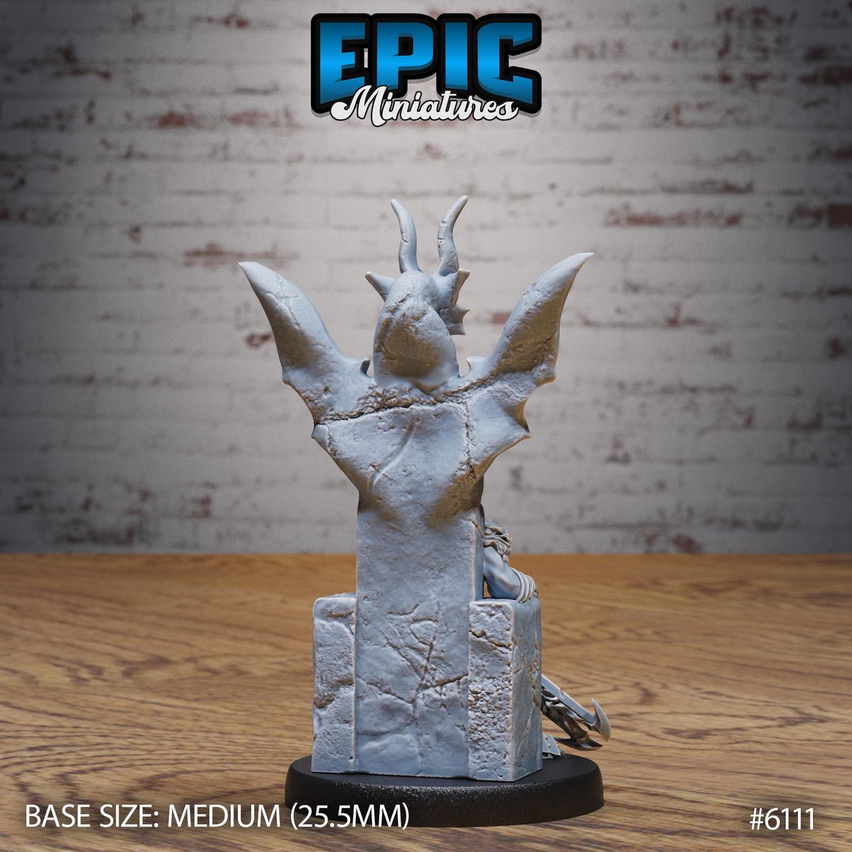 Oath Breaker Option #6111 back DND miniature Demons of Torment 16k resin