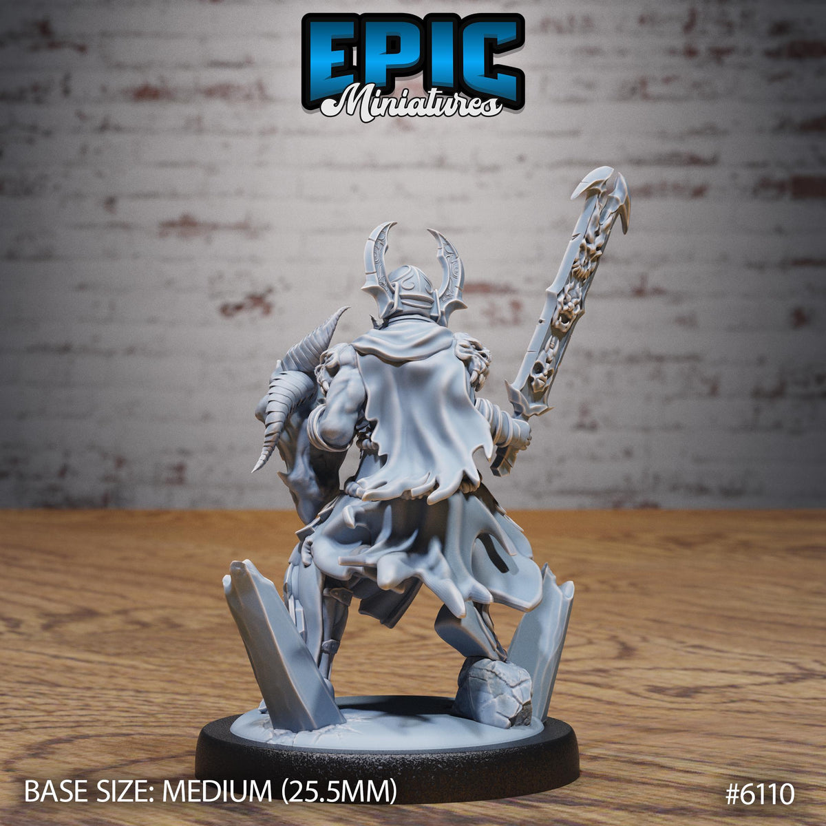 Oath Breaker Option #6110 back DND miniature Demons of Torment 16k resin