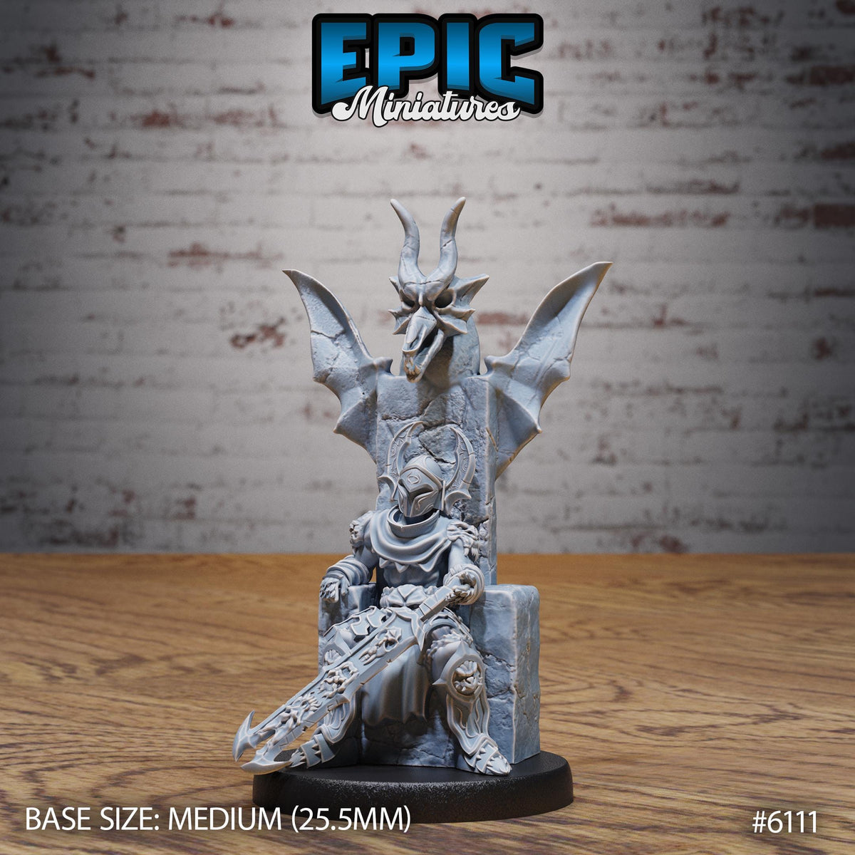 Oath Breaker Option #6111 front DND miniature Demons of Torment 16k resin