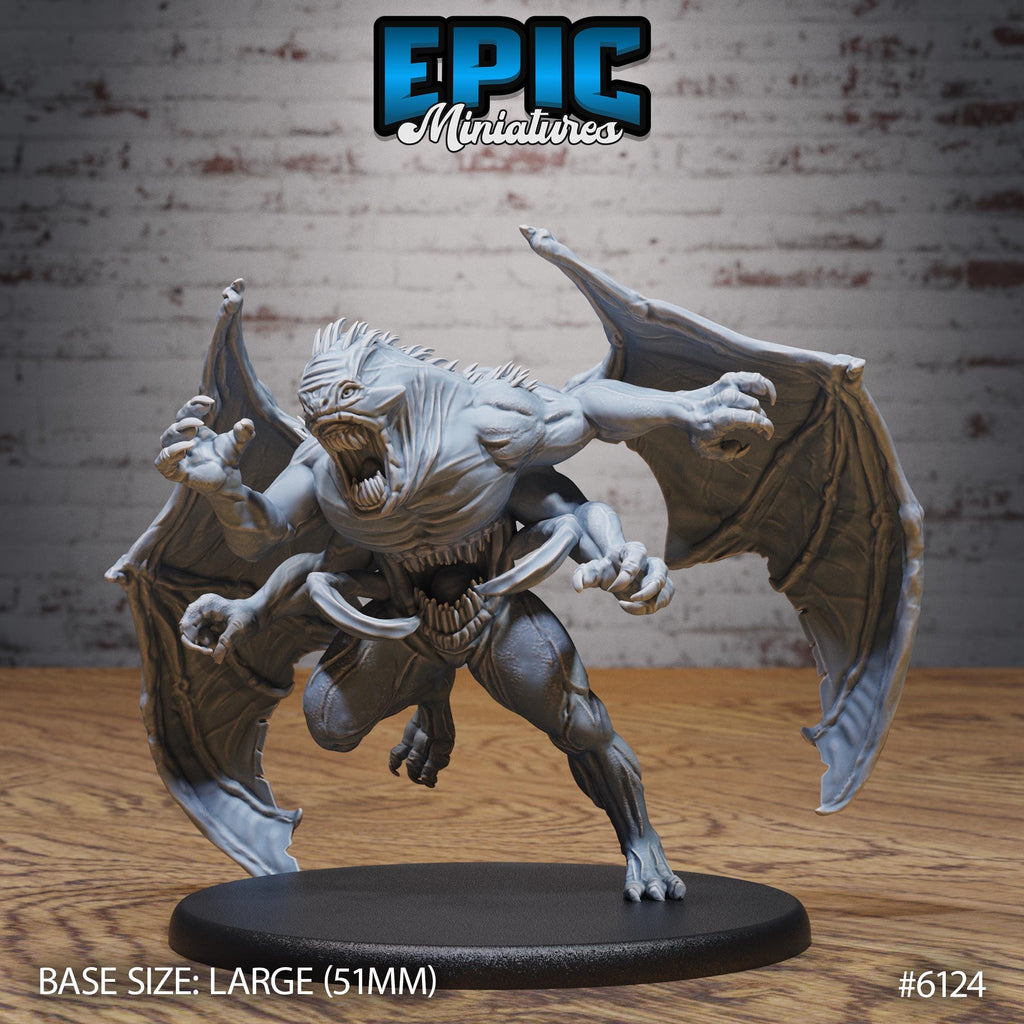 Klurichir Demon Option #6124 front DND miniature Demons of Torment 16k resin