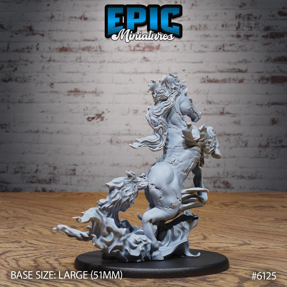 Abyss Nightmare Option #6125 (2) front DND miniature Demons of Torment 16k resin