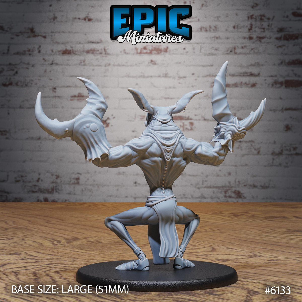 Doncrab Demon Option #6133 back DND miniature Demons of Torment 16k resin
