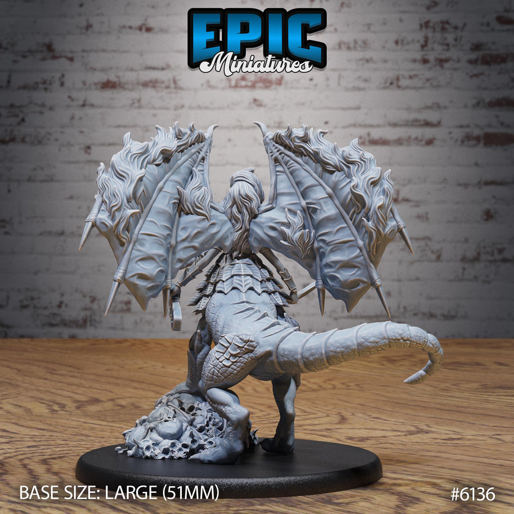 Ymeri Inferno Queen Option #6136 back DND miniature Demons of Torment 16k resin