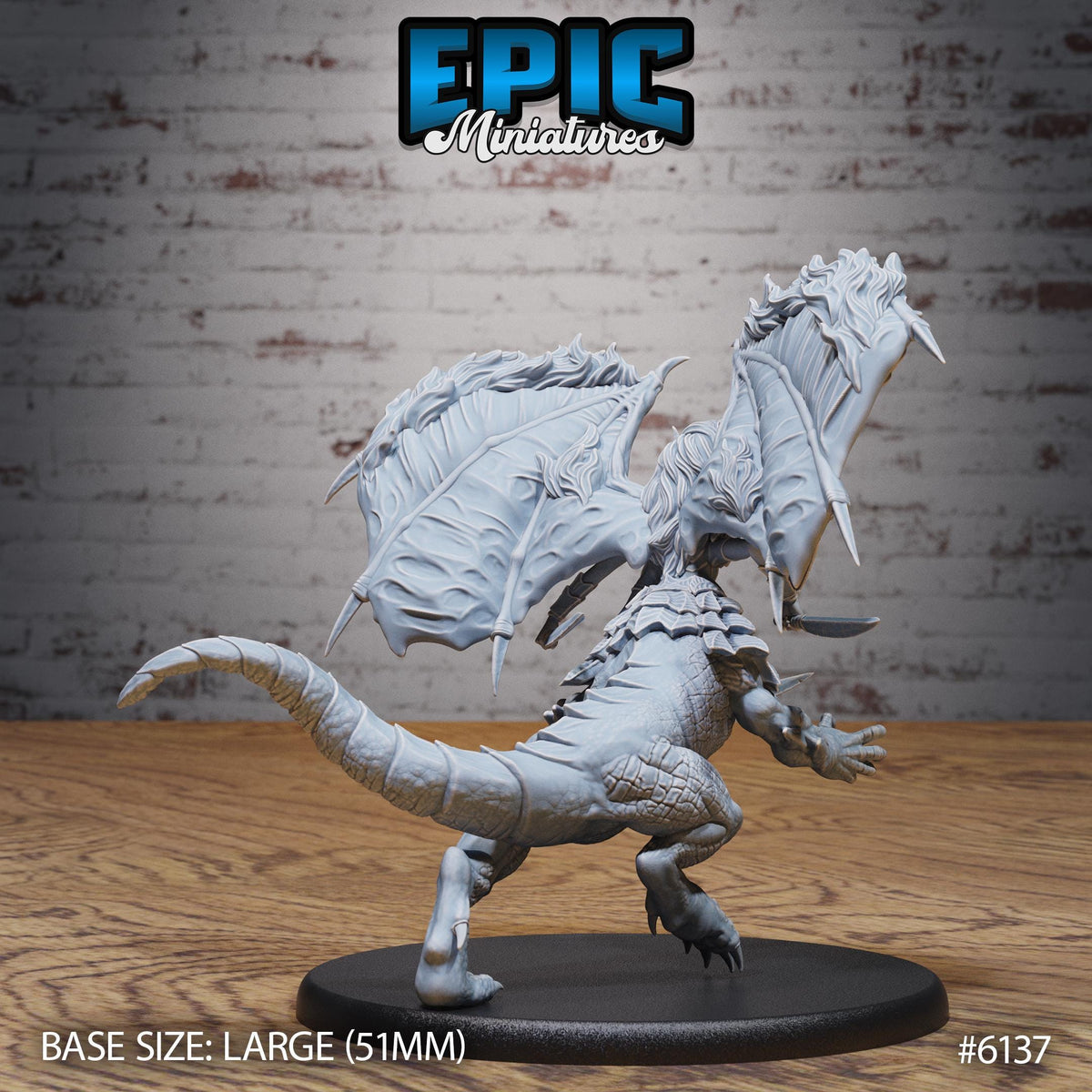 Ymeri Inferno Queen Option #6137 back DND miniature Demons of Torment 16k resin