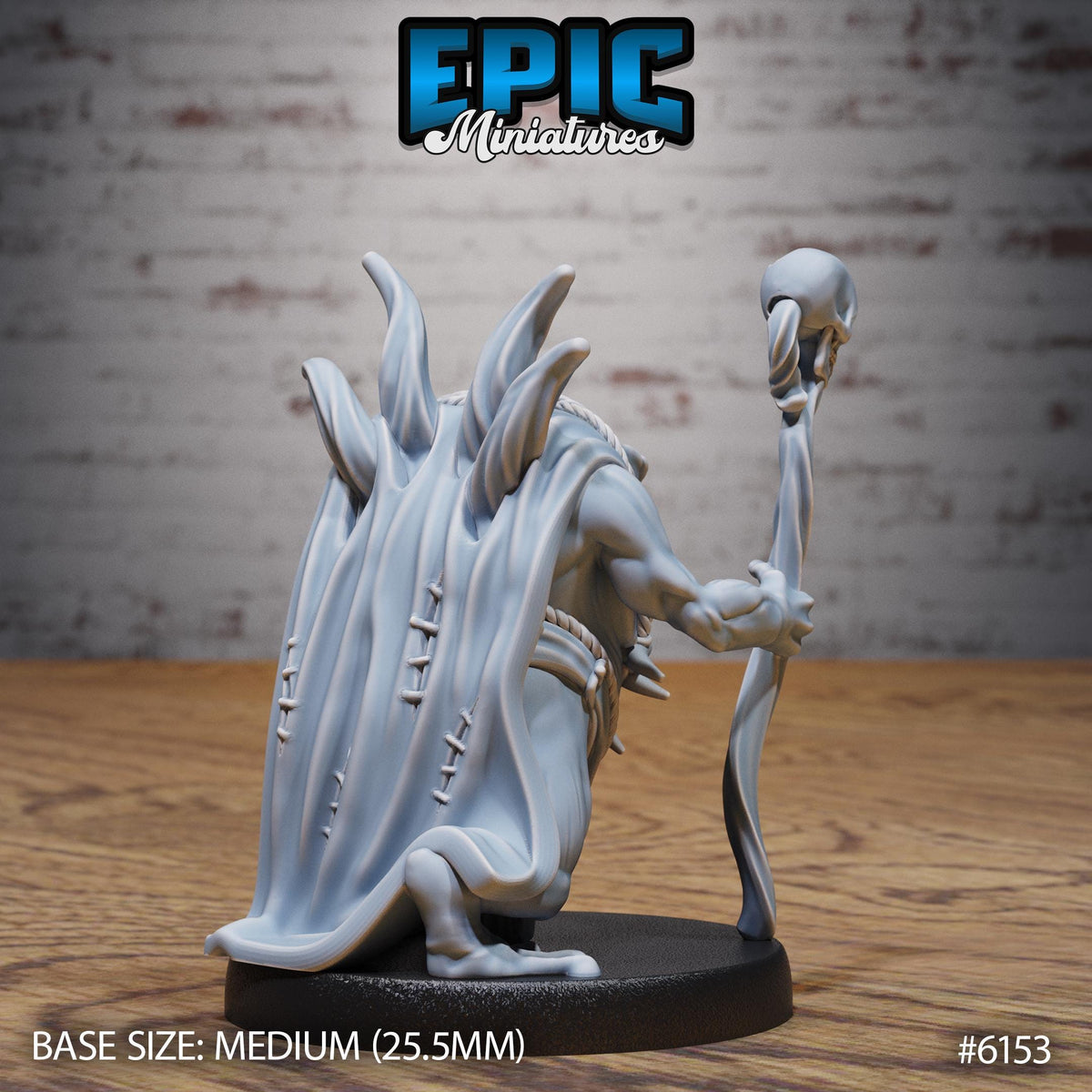 Toad Folk Option #6153 back DND miniature Swamp Adventure 16k resin
