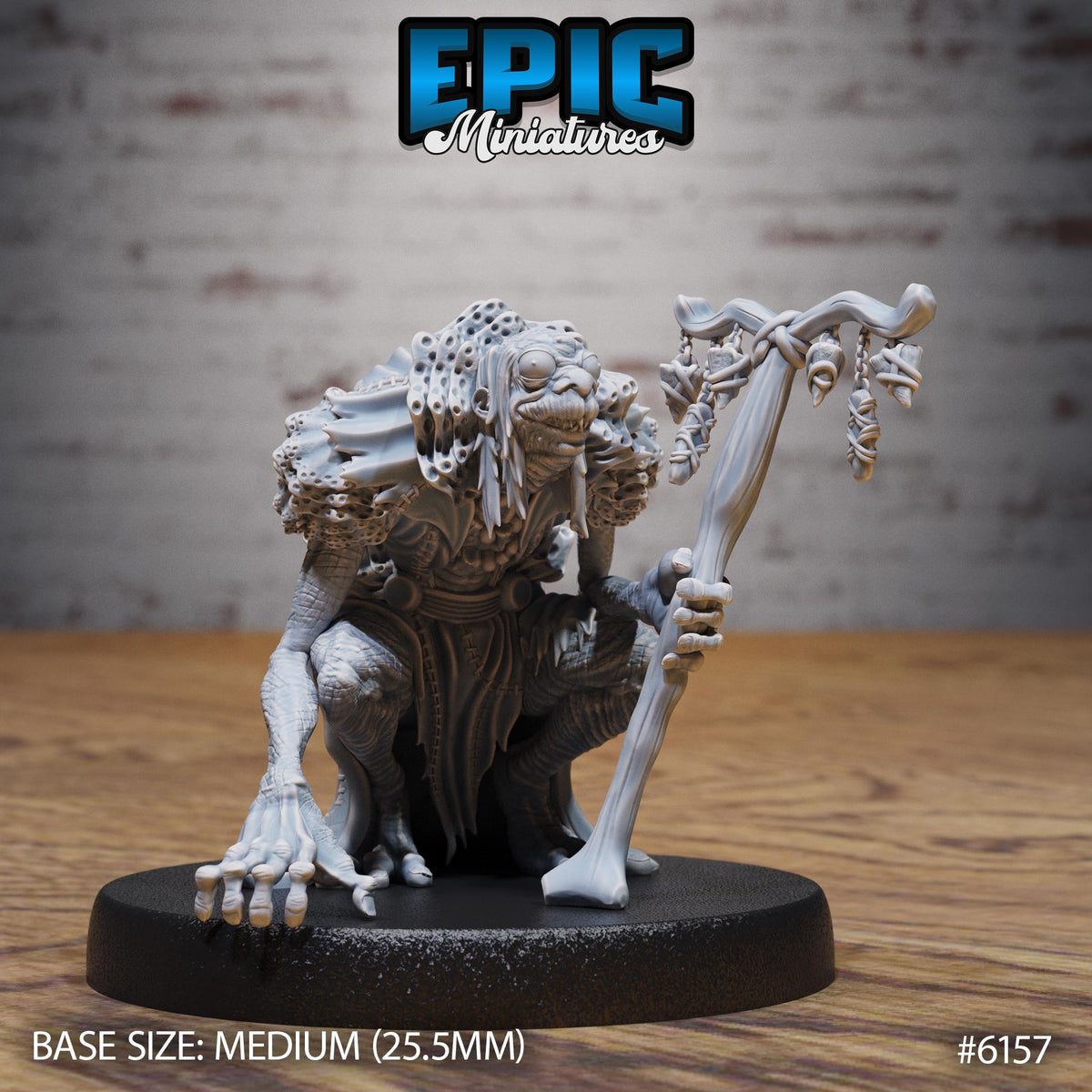 Swamp Elder Option #6157 front DND miniature Swamp Adventure 16k resin
