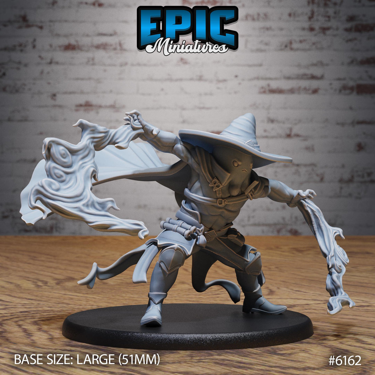 Slime Adventurer Option #6162 front DND miniature Swamp Adventure 16k resin