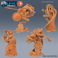 Graveyard Ghost Set of 8 DND miniatures group photo Tombs of Demise