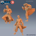Zombie Kung Fu Monk Set of 3 DND miniatures group photo Tombs of Demise