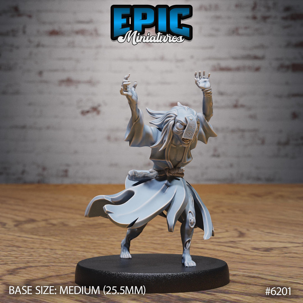 Summoned Undead Option #6201 front DND miniature Undead Souls 16k resin
