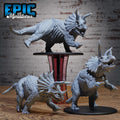 Triceratops Set of 3 DND miniatures group photo Undead Souls