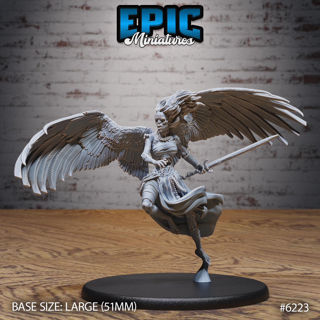 Angel Zombie Option #6223 front DND miniature Undead Souls 16k resin
