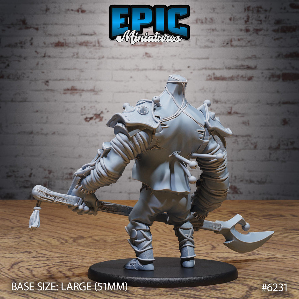 Stitch Golem Option #6231 back DND miniature Undead Souls 16k resin