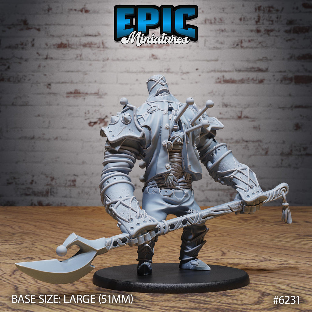 Stitch Golem Option #6231 front DND miniature Undead Souls 16k resin