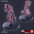 Half Gnome Mage Option #1391 front DND miniature Kingdom of Secrets 16k resin