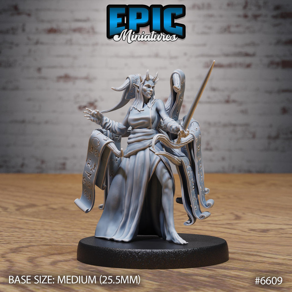 Contract Devil Option #6609 front DND miniature Devil Empire 16k resin