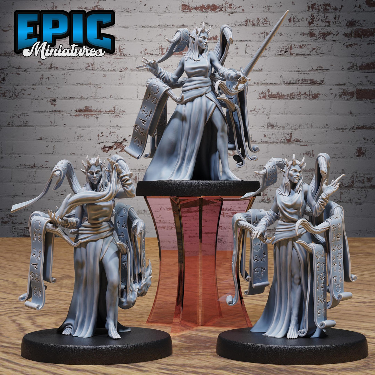 Contract Devil Set of 3 DND miniatures group photo Devil Empire