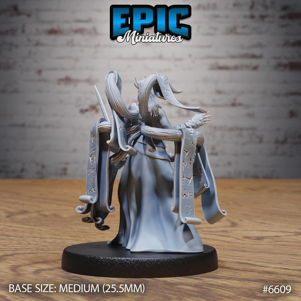 Contract Devil Option #6609 back DND miniature Devil Empire 16k resin